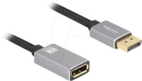 DELOCK 81079 - DisplayPort Verl&auml;ngerungskabel 8K 60 Hz, ohne Einrastfunktion