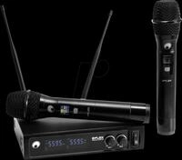 OMNI 13063371 - OMNITRONIC UHF E-FLEX 2, Funkmikrofon-System