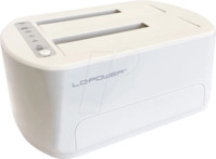 LC-DOCK-U3-VI - Copy/Dock Station, 2x 2,5"/3,5" SATA, USB 3.0