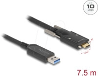 DELOCK 83201 - Optisches USB 10 Gb/s Kabel, A Stecker auf C Stecker, 7,5 m