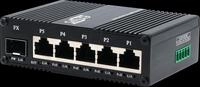 EXSYS 62030MSFP - Switch, 5-Port, Gigabit SFP, PoE+, Industrial