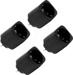 SHELLY PLUGMG3B4 - Shelly Plug M Gen3, schwarz, 4-pack