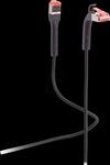FLX FL31-29005 - Patchkabel Cat.6a, U/FTP, flexible Stecker, schwarz, 0,25 m