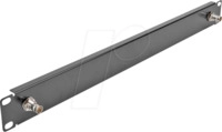 DELOCK 66852 - 19" Panel, 2x BNC Buchse, 1 HE, schwarz