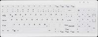 AK-C7012FUVSWGE - Tastatur, USB, IP68, desinfizierbar, Nummernblock, wei&szlig;, DE