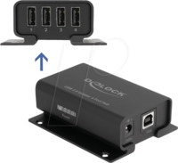 DELOCK 64226 - USB Isolator Hub, 4-Port, galvanische Trennung