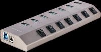 ST 5G7AIBS - USB 3.0, 7 Port USB-C/A Hub, 7x USB-A, mit Schaltern