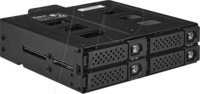 CFT CBP-425 - Wechselrahmen 5,25 f&uuml;r 4x 2,5 HDD/SSD/SATA/SAS