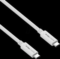 PURE IS2520-015 - USB 4.0 Kabel, iSerie, 20 Gbit/s, 240 W, 4K 60Hz, 1,5 m, wei&szlig;