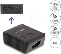 DELOCK 90605 - Barcodescanner, 1D/2D, 2,4 GHz/Bluetooth