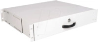 ROLINE 26210104 - 19" Tastatureinschub, 2 HE, abschlie&szlig;bar, grau