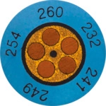 TESTO 0646 0076 - Mini-Temperaturindikator testoterm, +171 ... +193 &deg;C,...
