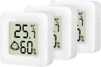 LOGILINK SC0119 - Thermo- Hygrometer, wei&szlig;, 3 St&uuml;ck