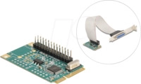 DELOCK 95275 - Mini PCIe I/O PCIe full size 1 x Parallel