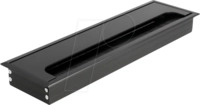 DELOCK 66857 - Kabeldurchf&uuml;hrung f&uuml;r Tischeinbau, B&uuml;rste, 280 x 80 x 28 mm,...