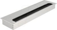 DELOCK 66863 - Kabeldurchf&uuml;hrung f&uuml;r Tischeinbau, B&uuml;rste, 300 x 80 x 28 mm,...
