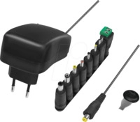 LOGILINK PA0198 - Universalnetzteil mit USB-Port, 3-12V, 24W
