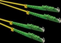 ROLINE 21159503 - LWL Patchkabel, LSH-APC Duplex, OS2, 9/125 &micro;m, gelb, 3 m