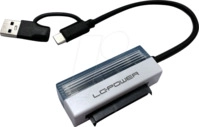 LC-ADA-USB-S - LC Power Adapter USB-C / USB-A zu 2,5" HDD/SDD