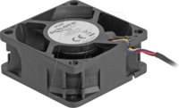 DELOCK 67300 - Axiall&uuml;fter, 24 V DC, 60 x 60 x 25 mm, schwarz