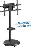 MYW HP91L - TV-St&auml;nder f&uuml;r 37" - 86", rollbar, h&ouml;henverstellbar, schwarz