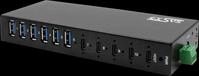 EXSYS 12290HMS - USB 3.2 Gen 2x1 10 Port Hub, 4x USB-C, 6x USB-A
