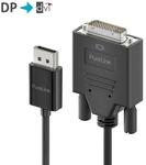PURE IS2011-030 - Displayport 1.1 Stecker auf DVI 24+1 Stecker, WUXGA, 3,0 m