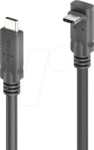 PURE PI6610-020 - USB 4.0 Kabel, 20 Gbit/s, 240 W, 8K 30Hz, gewinkelt, 2,0 m
