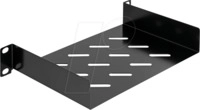 DELOCK 67317 - 10" Fachboden, 1 HE, schwarz
