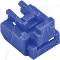 SK NL03P1DB - Port Schloss, RJ45, 12 St&uuml;ck, dunkelblau