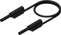 MVL SWS-200/1 SW - Messleitung, 2 mm, 2,0 m, schwarz, gesichert, stapelbar