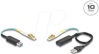 DELOCK 66466 - LC Duplex Kabel Extender Set, USB Typ-A