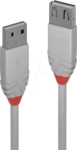 LINDY 36711 - USB 2.0 Kabel, A Stecker auf A Buchse, 0,5 m