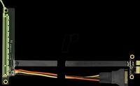 DELOCK 85763 - Riser Karte, PCIe x1 > x16, 80 cm Kabel