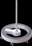 LUMENO 6159GR - Bodenstativ, graue Applikation, Stativ f&uuml;r Lupenleuchten
