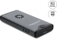 DELOCK 42034 - Externes M.2 NVMe PCIe SSD Geh&auml;use mit L&uuml;fter, 40 Gbps