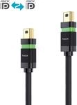 PURE ULS2200-020 - MiniDP 1.2 Stecker auf Stecker, Ultimate Serie, schwarz, 2,0...