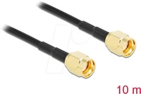 DELOCK 90475 - RP-SMA Stecker zu RP-SMA Stecker LMR/CFD100 10 m