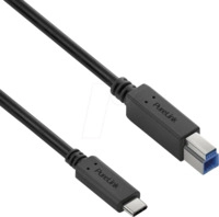 PURE IS2311-005 - USB 5 Gb/s-Kabel, C Stecker auf B Stecker, 0,5 m