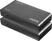 LOGILINK HD0057 - HDMI Extender Set &uuml;ber LAN, USB, 1080p
