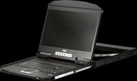 ATEN CL3100NX - 19 Zoll KVM Konsole, 18,5" TFT mit Tastatur DE
