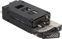 DELOCK 47019 - Wechselrahmen f&uuml;r 2x 2,5 U.2 NVMe SSD, Slim Bay