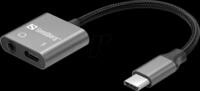 SANDBERG 136-67 - Adapter USB-C Stecker > Audio 3,5mm