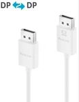 PURE IS2020-020 - DisplayPort 1.2 Kabel, 4K 60 Hz, wei&szlig;, 2 m