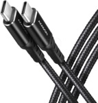 AXG BUCM-CM10AB - Sync- & Ladekabel, USB-C -> USB-C, 1,0 m