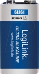 LOGILINK 6LR61B1 - Alkaline Batterie, 9-V-Block, 1er-Pack