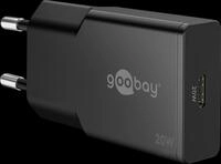 GOOBAY 75727 - USB-Ladeger&auml;t, 20 W, 1x USB-C, GaN, Slim, schwarz