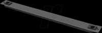 ROLINE 26300000 - 19"-Blindplatte, 1 HE, RAL 9005 Tiefschwarz