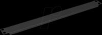 VALUE 26990298 - 19"-Blindplatte 1 HE, schwarz