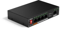 DAHUA DH-SF1005P, DAHUA DH SF1005P - Switch, 5-Port, Fast Ethernet, PoE+